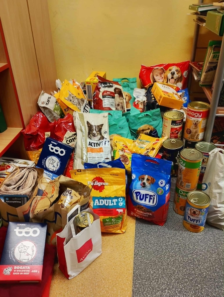 PODSUMOWANIE ZBIÓRKI DLA ZWIERZĄT