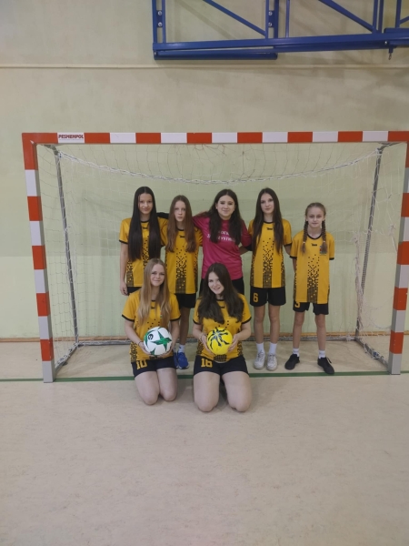 ZAWODY SPORTOWE W PIŁCE HALOWEJ DZIEWCZĄT